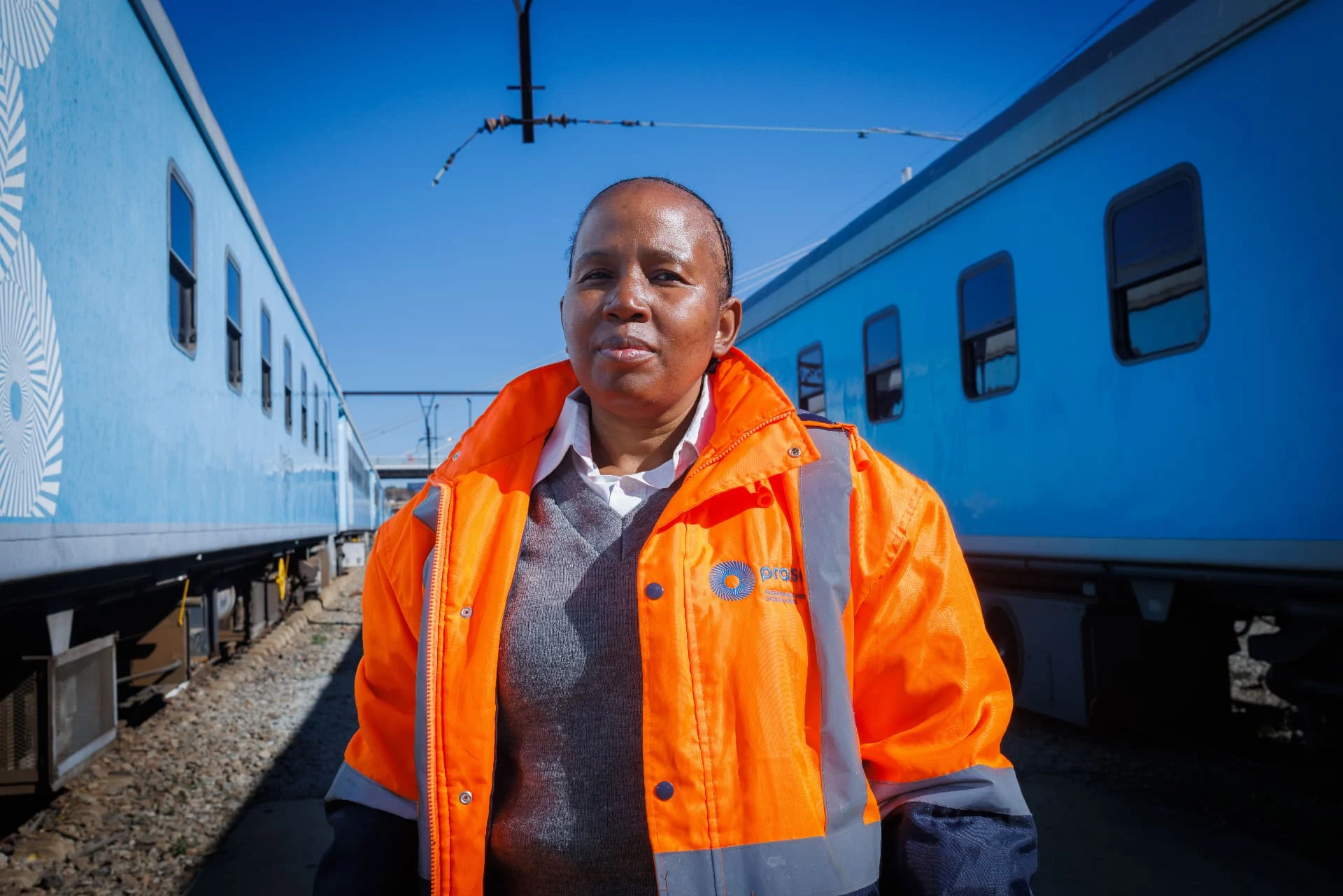 Women’s Day campaign photograph at PRASA