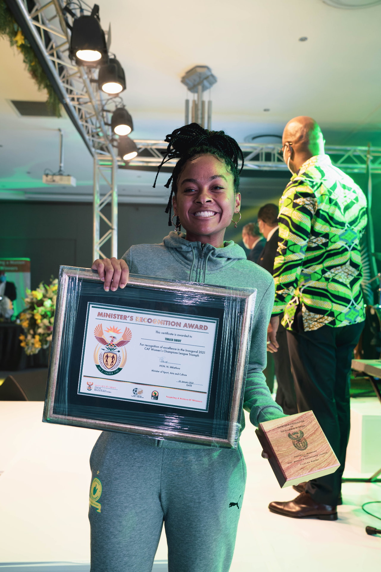 Sundowns Recognition of Excellence Awards — Minister's Recognition Award