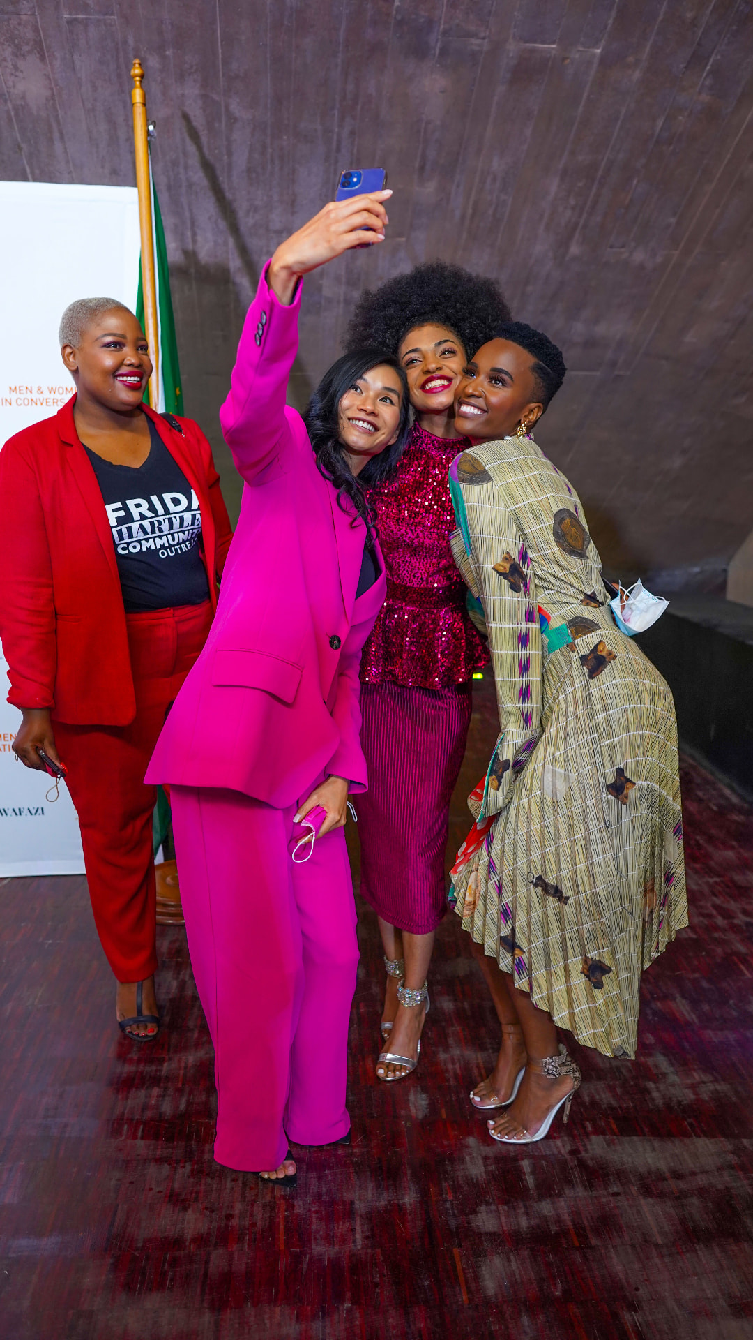Men & Women in Conversation — event photography and campaign identity