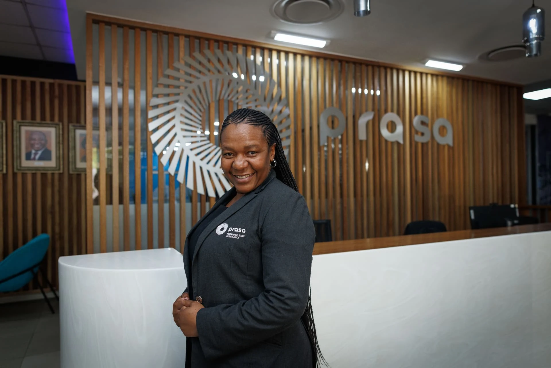 Women’s Day campaign photograph at PRASA