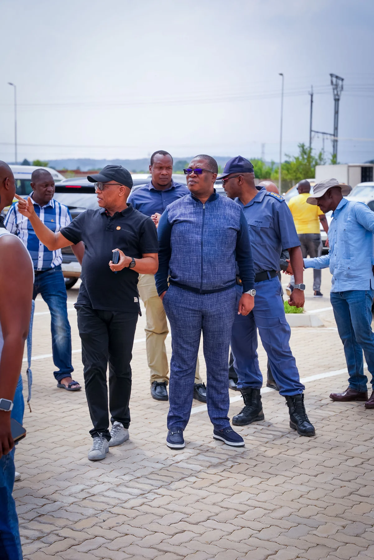 Representatives arriving at the event