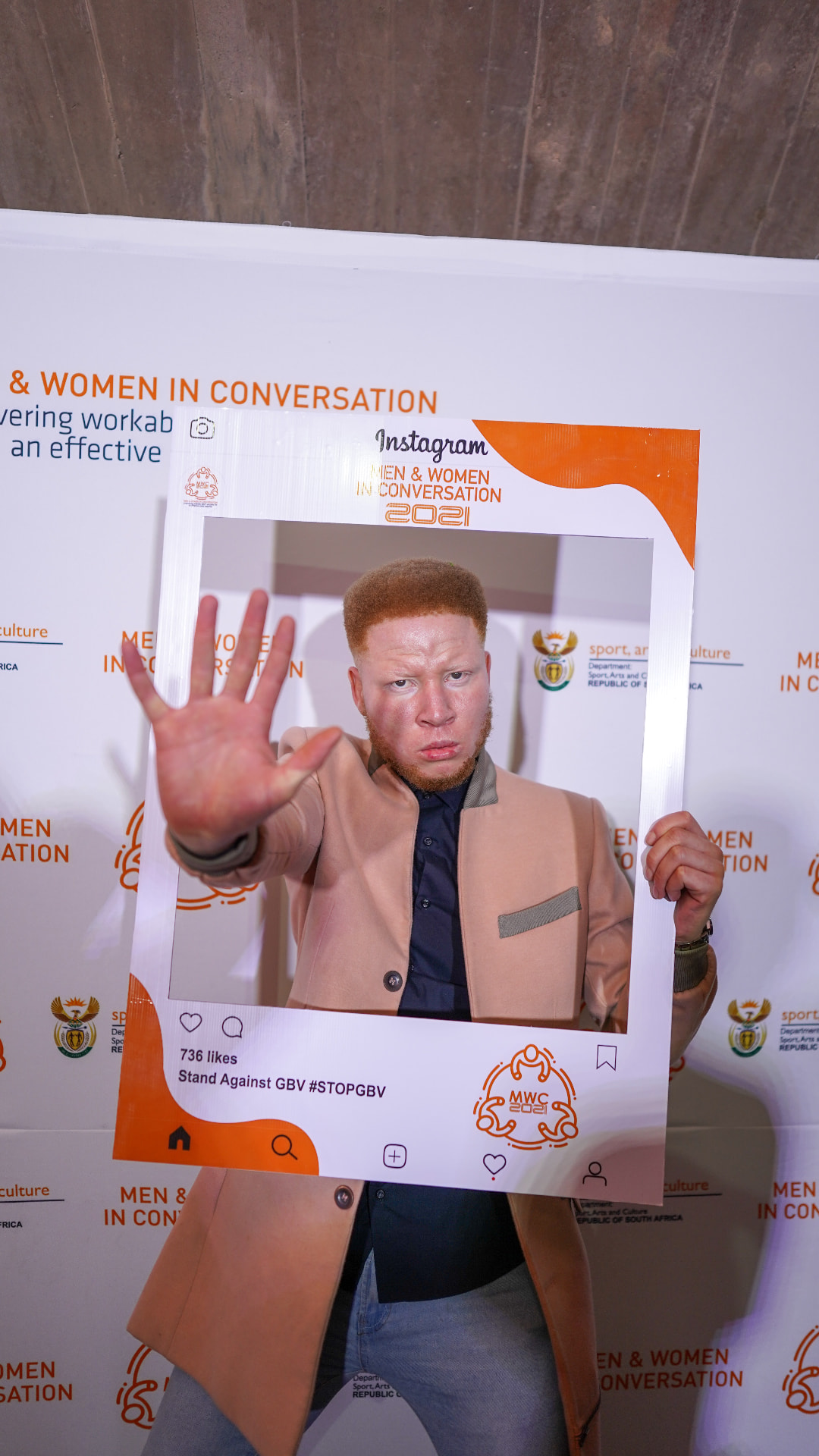 Men & Women in Conversation — event photography and campaign identity