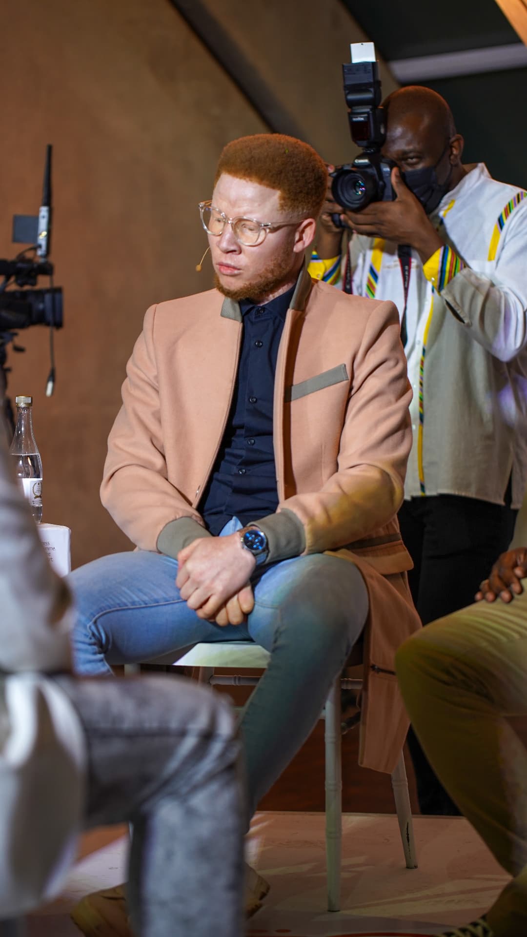 Men & Women in Conversation — event photography and campaign identity