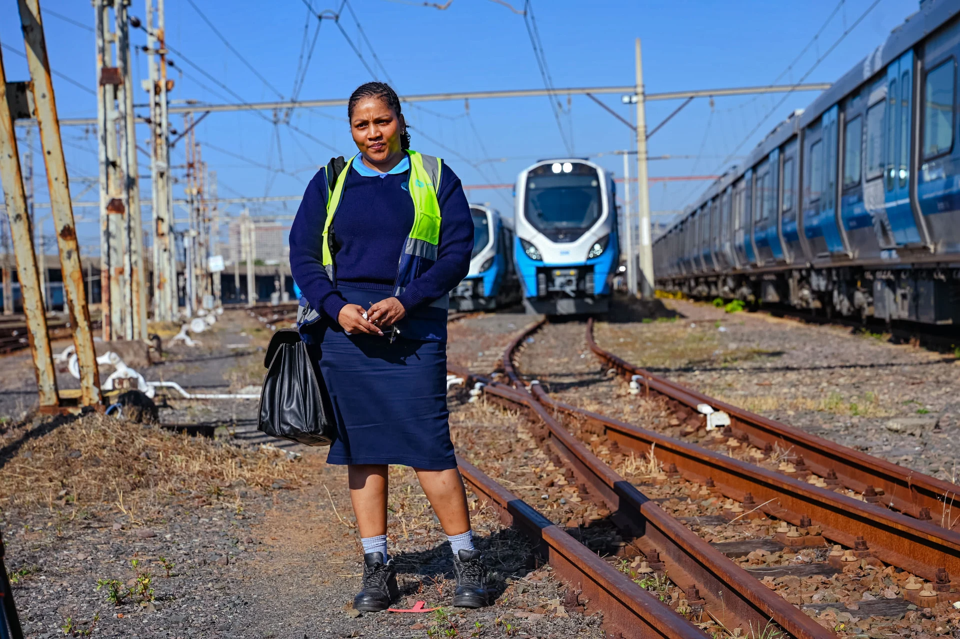 Women’s Day campaign photograph at PRASA