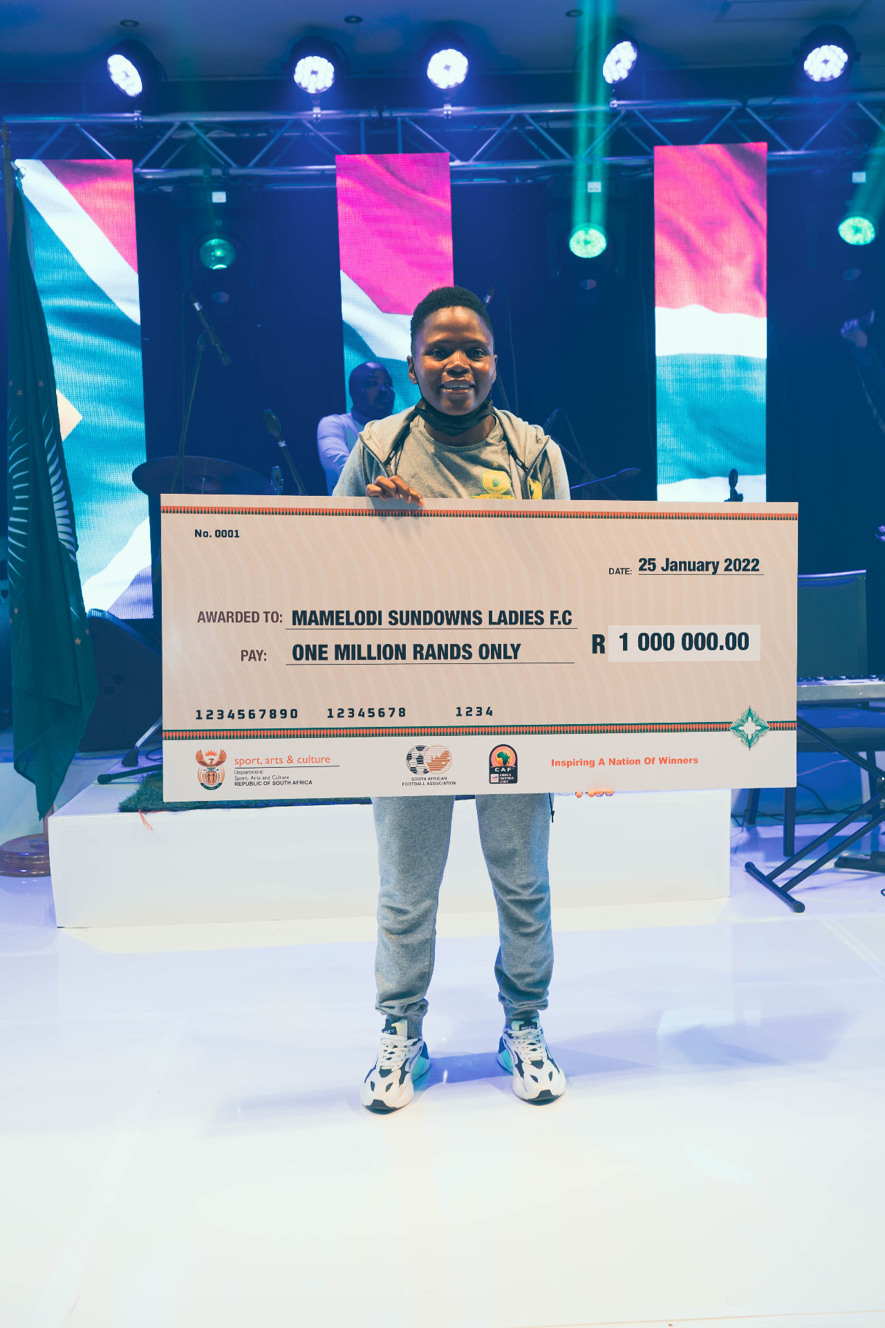 Sundowns Recognition of Excellence Awards — award presentation