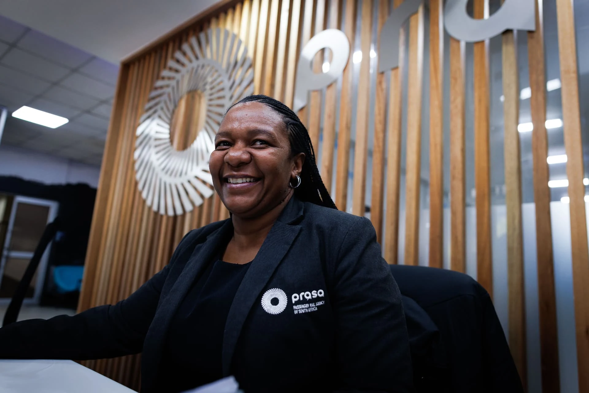 Women’s Day campaign photograph at PRASA