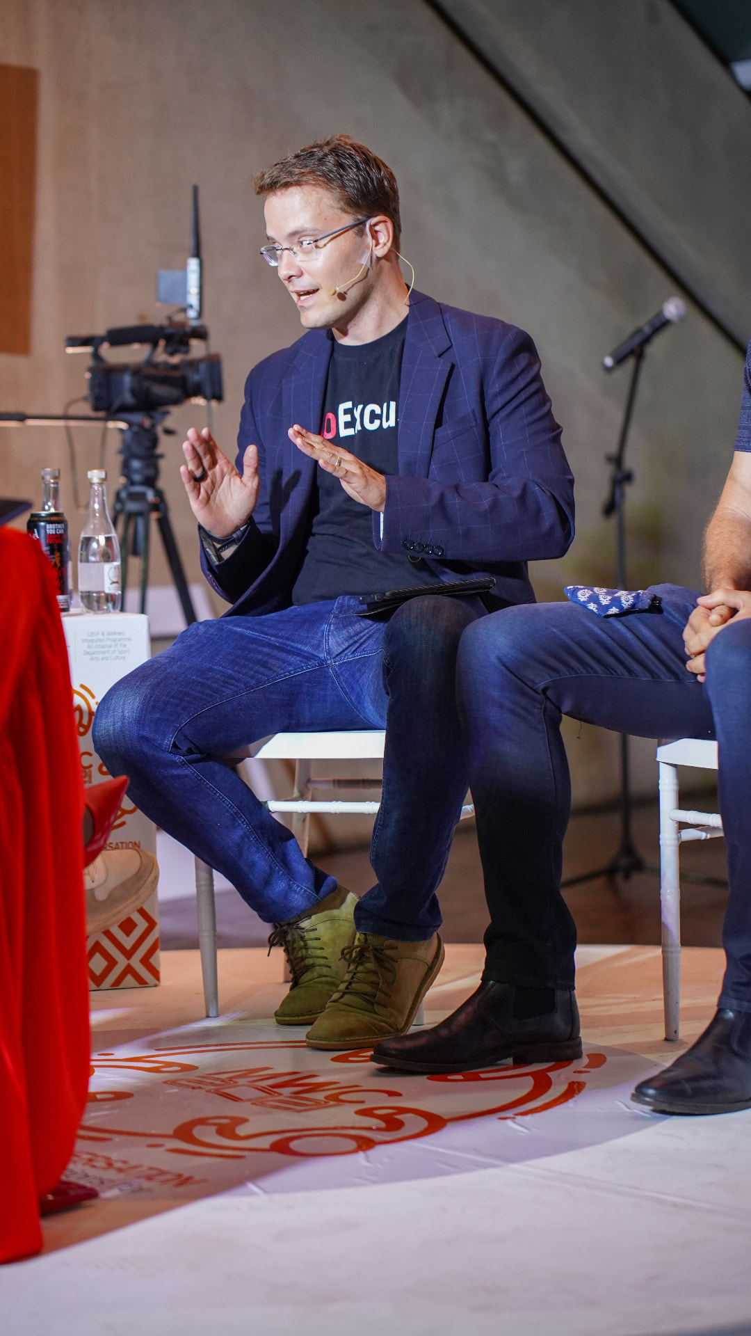 Men & Women in Conversation — event photography and campaign identity