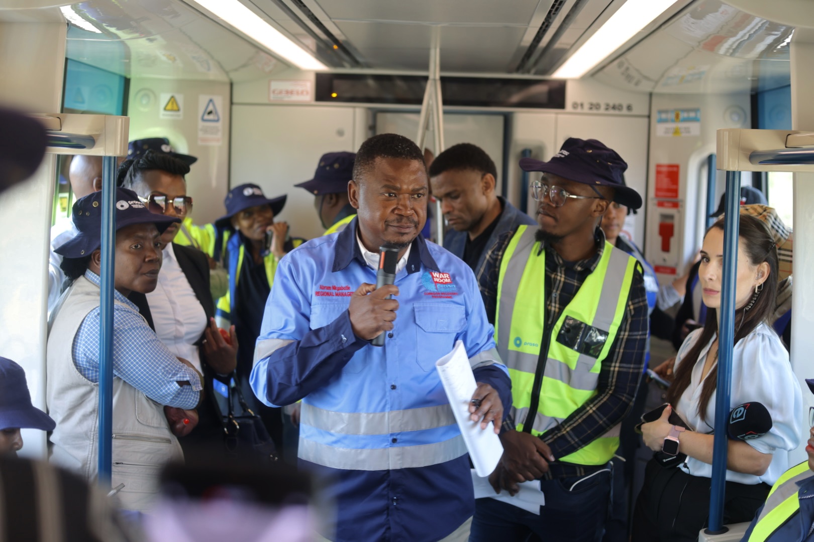 October Transport Month — PRASA site visit