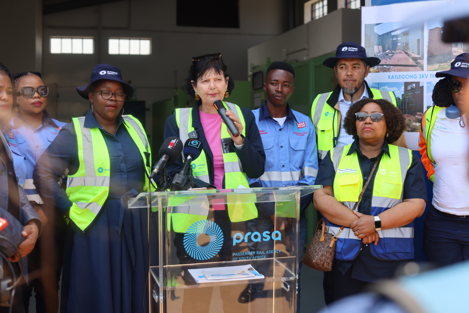 October Transport Month — PRASA site visit