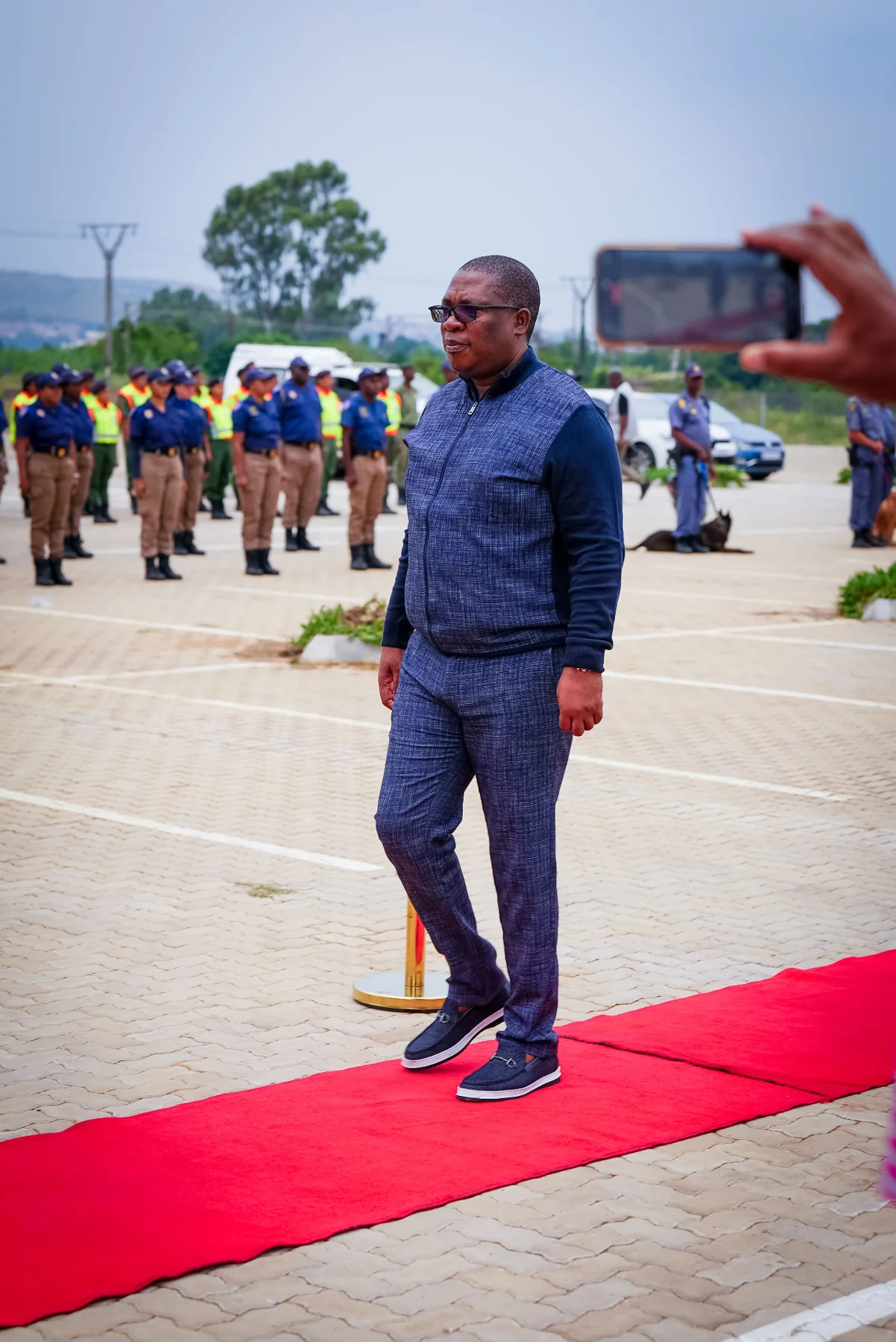 Representative on the red carpet